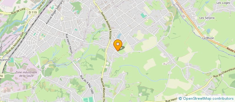 localisation de l'entreprise MONSIEUR BERNARD VINTER à SAINT-VALLIER