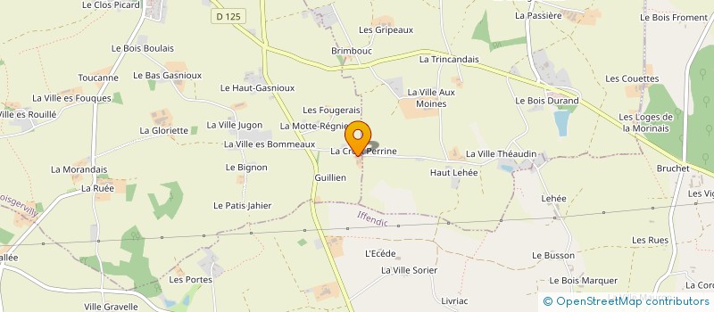 localisation de l'entreprise MONSIEUR BERNARD VITRE à SAINT-UNIAC