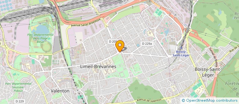 localisation de l'entreprise MONSIEUR BERNARD VIVET à LIMEIL-BREVANNES