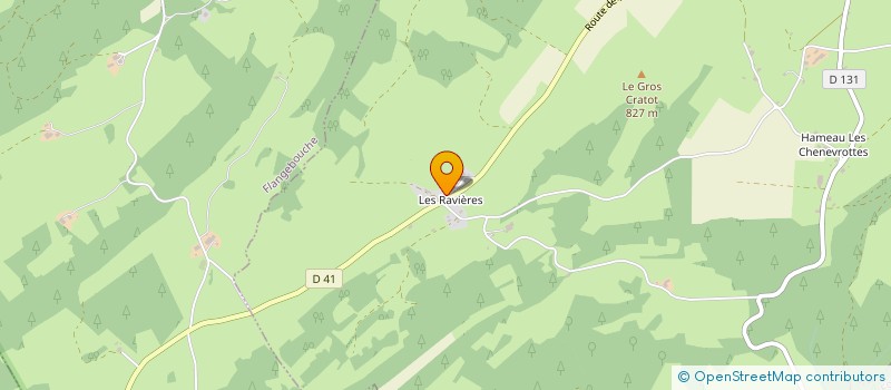 localisation de l'entreprise MONSIEUR BERNARD VIVOT  ORCHAMPS-VENNES