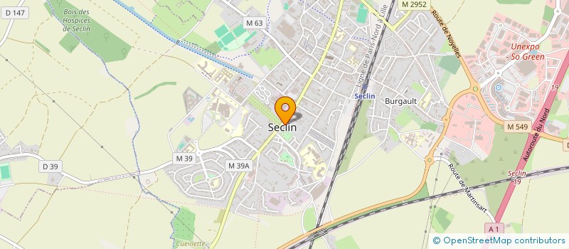 localisation de l'entreprise MONSIEUR BERNARD VLASSEMAN  SECLIN