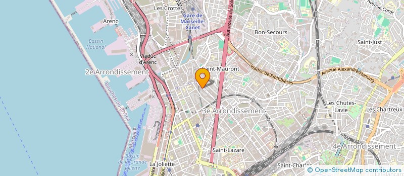 localisation de l'entreprise MONSIEUR BERNARD VLIEGHE à MARSEILLE