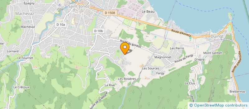 localisation de l'entreprise MONSIEUR BERNARD VOISIN à SAINT-JORIOZ
