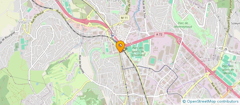 localisation de l'entreprise MONSIEUR BERNARD VRAY  SAINT-ETIENNE