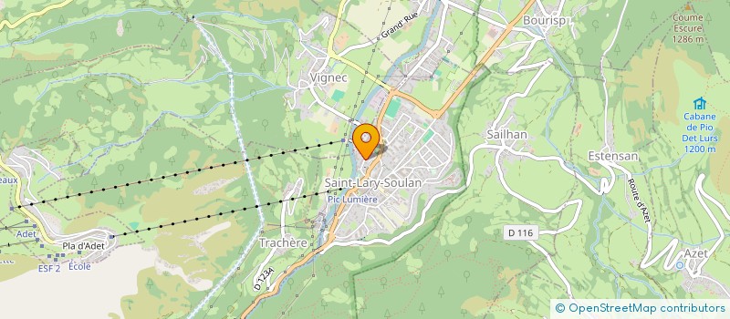 localisation de l'entreprise MONSIEUR BERNARD VRIGNAUD  SAINT-LARY-SOULAN