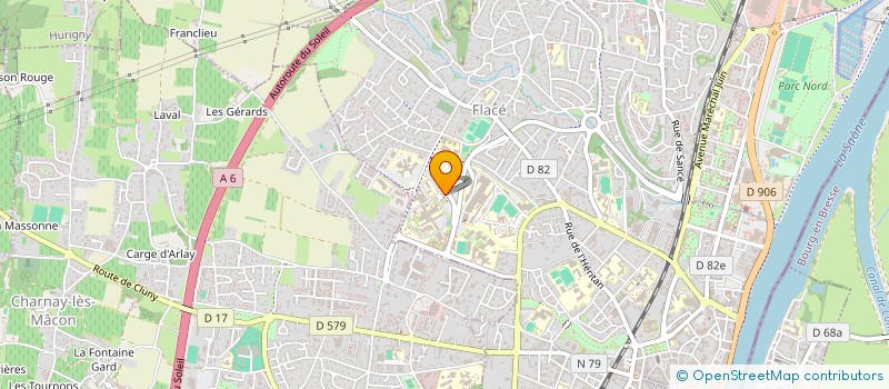 localisation de l'entreprise MONSIEUR BERNARD WAFO à MACON