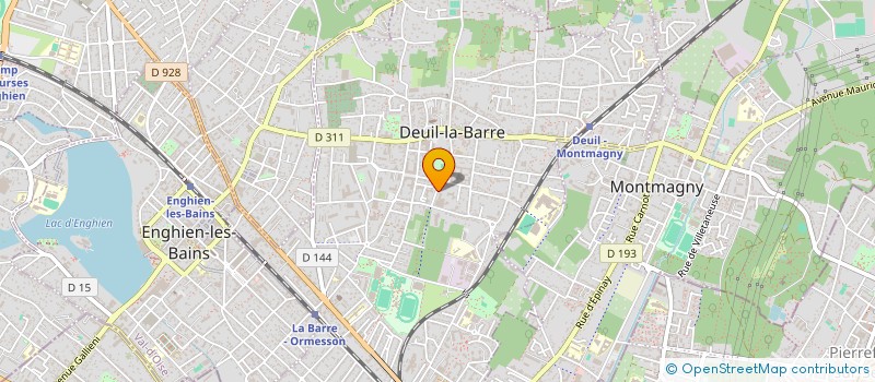 localisation de l'entreprise MONSIEUR BERNARD WALCH  DEUIL-LA-BARRE