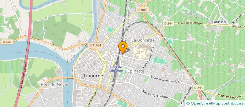 localisation de l'entreprise MONSIEUR BERNARD WARION à LIBOURNE