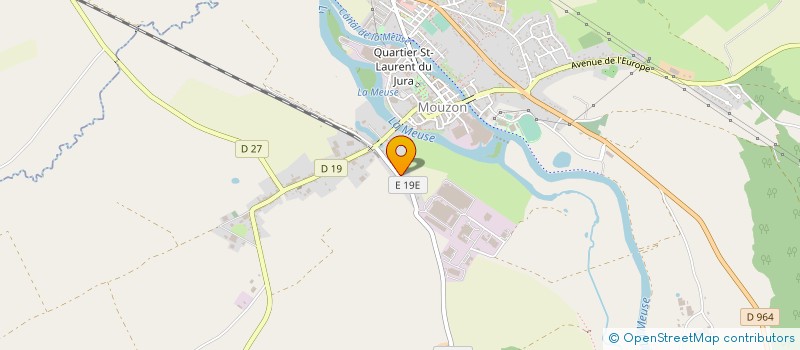 localisation de l'entreprise MONSIEUR BERNARD WATY  MOUZON