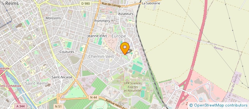 localisation de l'entreprise MONSIEUR BERNARD WEBER à REIMS