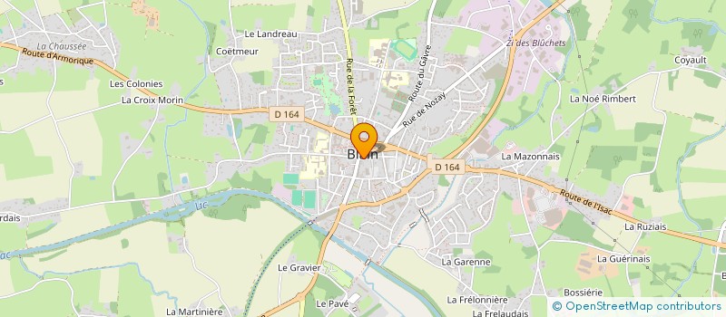localisation de l'entreprise MONSIEUR BERNARD WEISS à BLAIN
