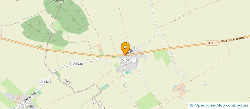 localisation de l'entreprise MONSIEUR BERNARD WENDLING  REZONVILLE-VIONVILLE