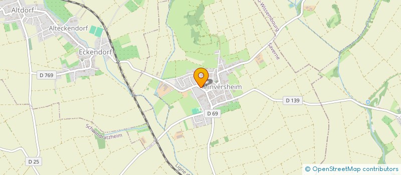 localisation de l'entreprise MONSIEUR BERNARD WIESER  MINVERSHEIM