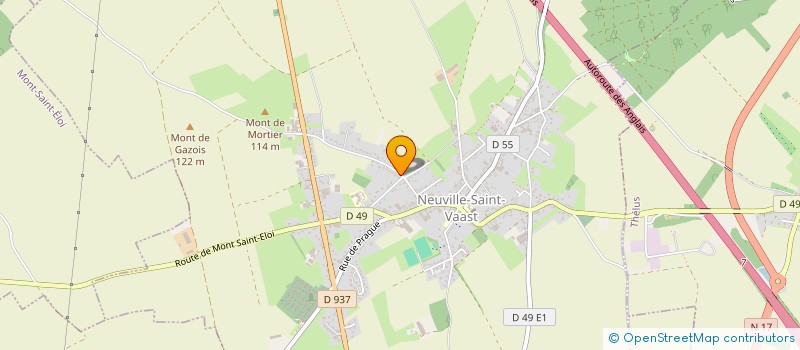 localisation de l'entreprise MONSIEUR BERNARD WILK à NEUVILLE-SAINT-VAAST