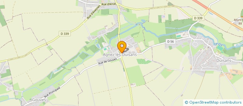 localisation de l'entreprise MONSIEUR BERNARD WILS  AGNEZ-LES-DUISANS