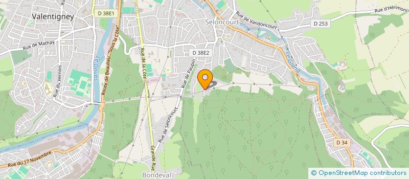 localisation de l'entreprise MONSIEUR BERNARD WIMMER  SELONCOURT