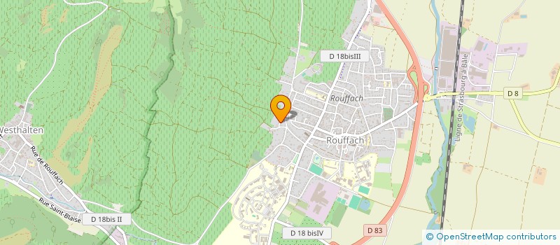 localisation de l'entreprise MONSIEUR BERNARD WISSON  ROUFFACH