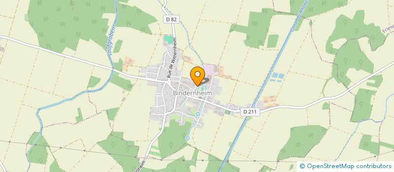 localisation de l'entreprise MONSIEUR BERNARD WOLLENBURGER  BINDERNHEIM