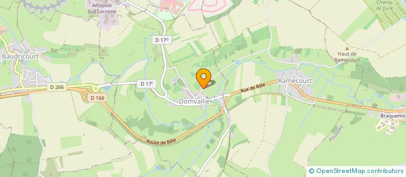 localisation de l'entreprise MONSIEUR BERNARD XEMAR  DOMVALLIER