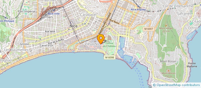 localisation de l'entreprise MONSIEUR BERNARD YOHALIN à NICE
