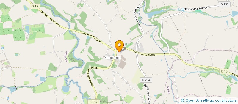 localisation de l'entreprise MONSIEUR BERNARD ZAIA  NERAC