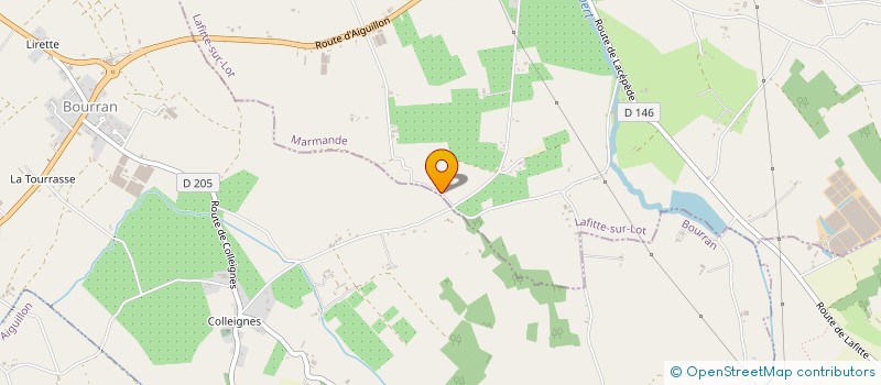 localisation de l'entreprise MONSIEUR BERNARD ZAMPARO  LAFITTE-SUR-LOT