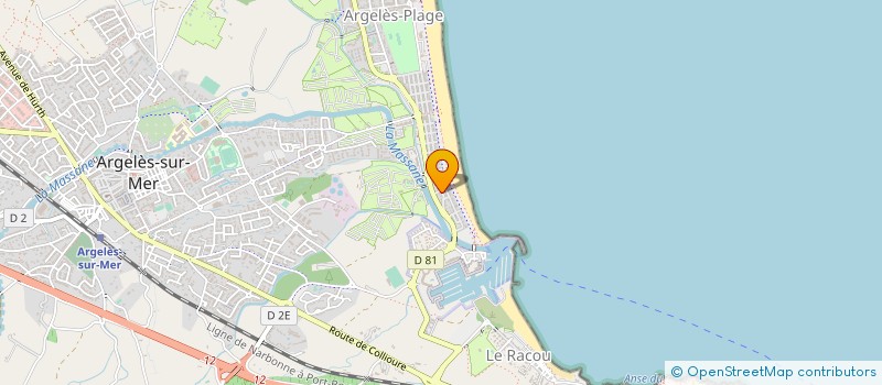 localisation de l'entreprise MONSIEUR BERNARD ZANETTI à ARGELES-SUR-MER