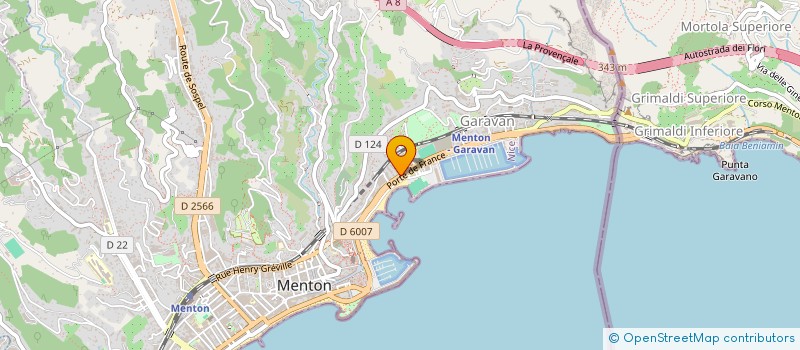 localisation de l'entreprise MONSIEUR BERNARD ZANINI à MENTON