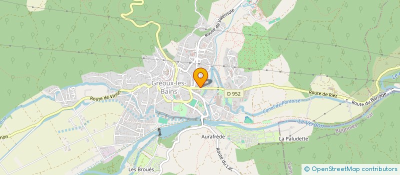 localisation de l'entreprise MONSIEUR BERNARD ZARROUATI à GREOUX-LES-BAINS