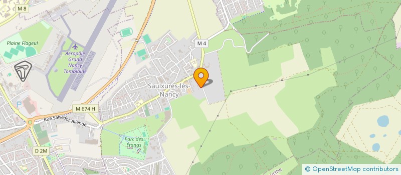 localisation de l'entreprise MONSIEUR BERNARD ZELLER  SAULXURES-LES-NANCY