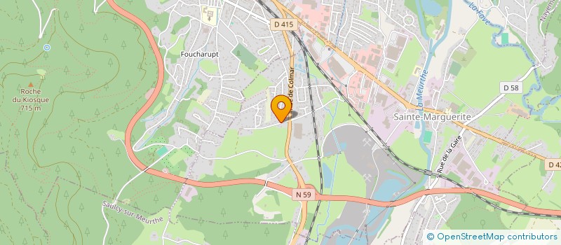 localisation de l'entreprise MONSIEUR BERNARD ZENNER  SAINTE-MARGUERITE