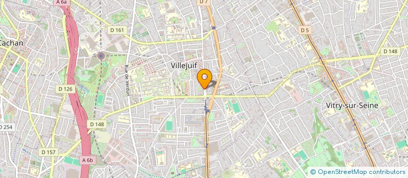 localisation de l'entreprise MONSIEUR BERNARD ZERAFA  VILLEJUIF