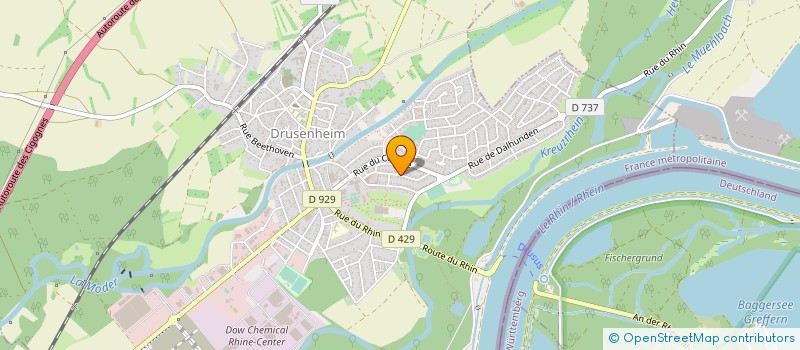 localisation de l'entreprise MONSIEUR BERNARD ZILLIOX à DRUSENHEIM