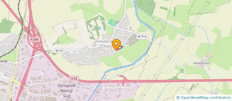 localisation de l'entreprise MONSIEUR BERNARD ZINTE  FLEVILLE-DEVANT-NANCY