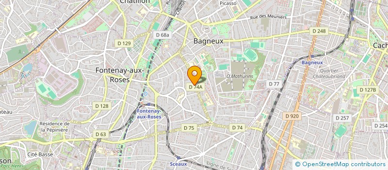 localisation de l'entreprise MONSIEUR BERNARDIN EBASSA à FONTENAY-AUX-ROSES