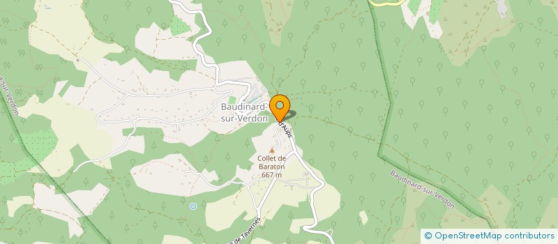 localisation de l'entreprise MONSIEUR BERNARDIN KOKOU GOVO à BAUDINARD-SUR-VERDON