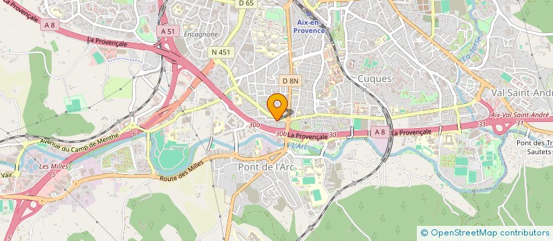 localisation de l'entreprise MONSIEUR BERNARDIN RANAIVOARIMANANA à AIX EN PROVENCE