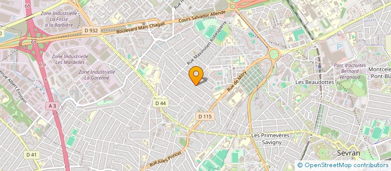 localisation de l'entreprise MONSIEUR BERNARDINO ALVES-CUNKA à AULNAY SOUS BOIS