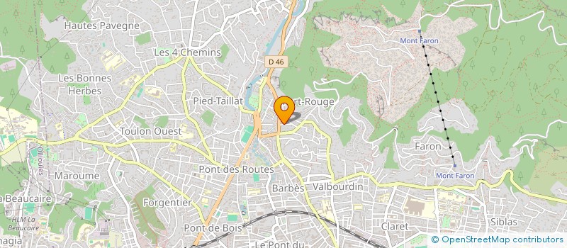 localisation de l'entreprise MONSIEUR BERNARDINO D ASCENCAO à TOULON