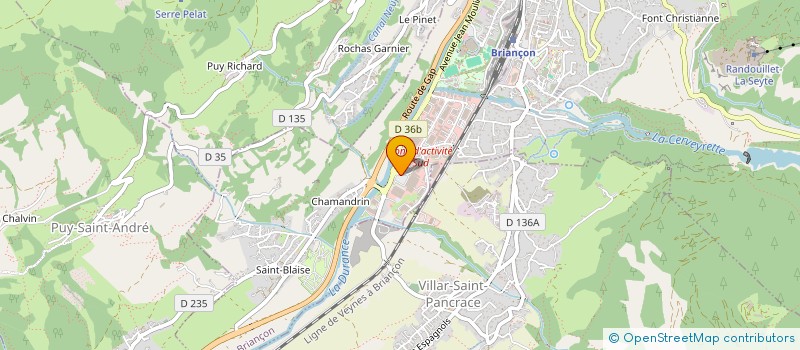 localisation de l'entreprise MONSIEUR BERNARDINO DE SOUSA LAGE à BRIANCON