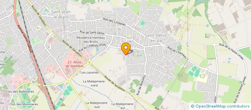 localisation de l'entreprise MONSIEUR BERNARDINO TEIXEIRA à SAINT-DENIS-EN-VAL