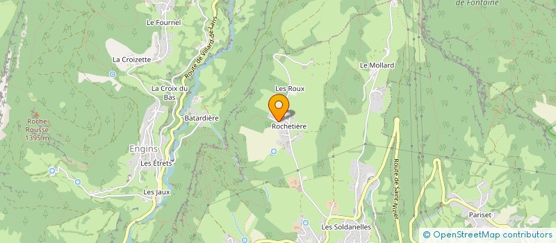 localisation de l'entreprise MONSIEUR BERNARDLE MANIGLIER  LANS-EN-VERCORS