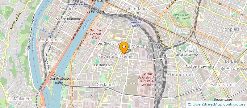 localisation de l'entreprise MONSIEUR BERNARDO ALZERRECA ZURITA à LYON