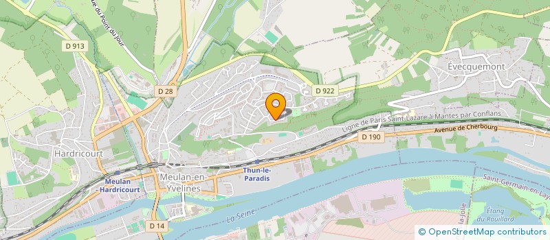 localisation de l'entreprise MONSIEUR BERNARDO CLEMENTE LUTETE  MEULAN-EN-YVELINES