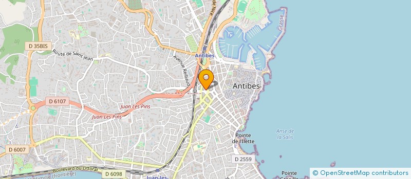 localisation de l'entreprise MONSIEUR BERNARDO NICOLAS à ANTIBES