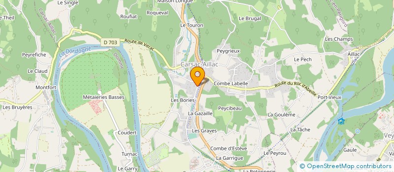 localisation de l'entreprise MONSIEUR BERNARDUS VAN DER BLES  CARSAC-AILLAC