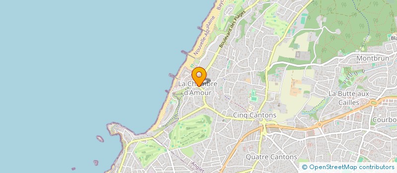 localisation de l'entreprise MONSIEUR BERND MOSSBACH  ANGLET