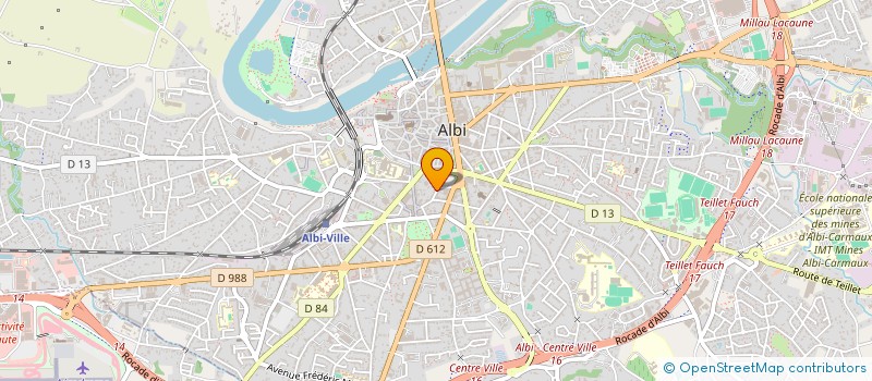 localisation de l'entreprise MONSIEUR BERNET BECUS à ALBI