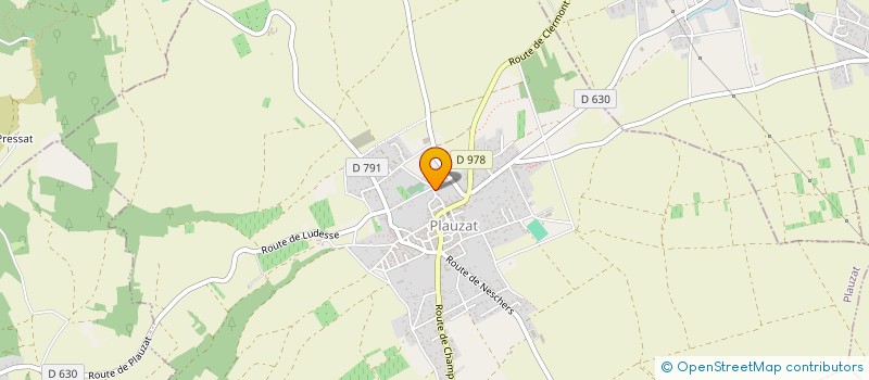 localisation de l'entreprise MONSIEUR BERNHARD DIETSCHI  PLAUZAT