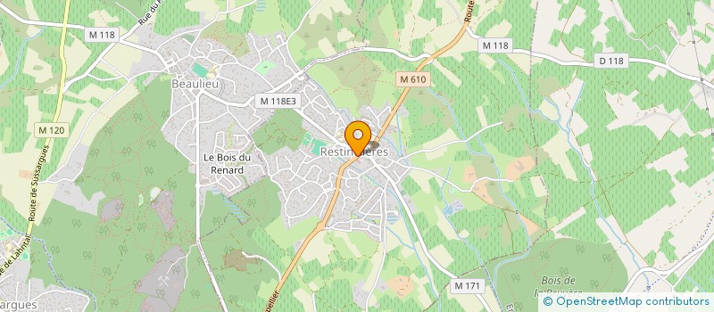 localisation de l'entreprise MONSIEUR BERNIE PRALONG  RESTINCLIERES